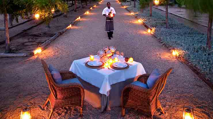 Walled Garden Dining for two
